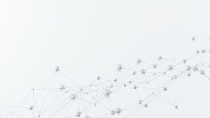 Digital background.Social network concept. 3D Render