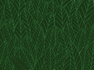 green leaves background