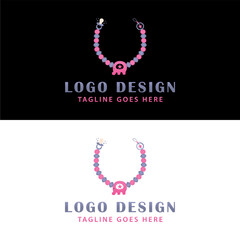 Kids Toy Logo Design - Elephant Logo Design - Necklace Logo Design - Star Logo Design