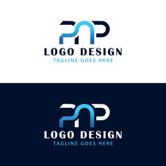 Letter PNP Logo Design - Tech Logo - Finance Logo - Minimal Logo