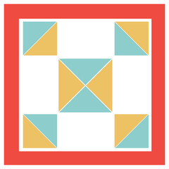 Geometrical abstract pattern design element