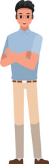 Freelance businessman character,png