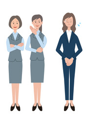 職場での陰口に悲しむビジネスウーマン