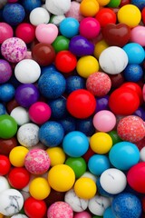 Fototapeta na wymiar colorful stones and marbles