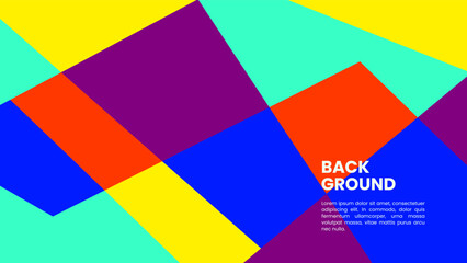 colorful geometric abstract vector background suitable for banners, backdrops, wallpapers, print materials