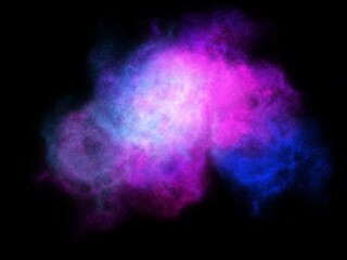 Blue Galaxy Background