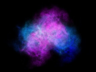 Blue Galaxy Background
