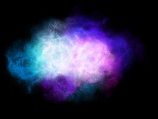 Blue Galaxy Background