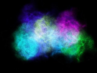 Blue Galaxy Background