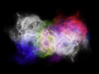 Blue Galaxy Background