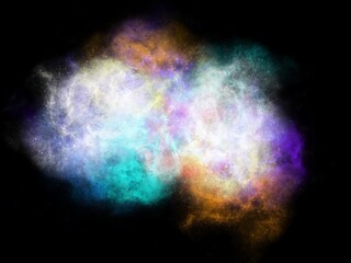 Blue Galaxy Background