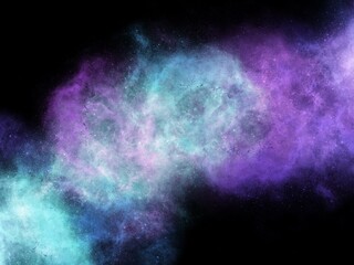 Blue Galaxy Background