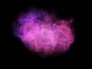 Blue Galaxy Background