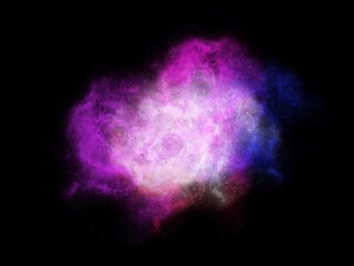 Blue Galaxy Background