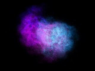 Blue Galaxy Background