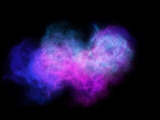 Blue Galaxy Background