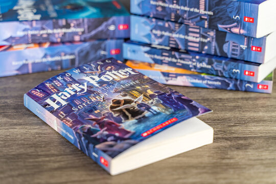 Harry Potter book collection.