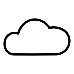 cloud line icon