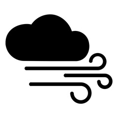 windy glyph icon