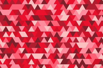 Pattern with patterned geometric elements in gradient red tones. abstract background for design
