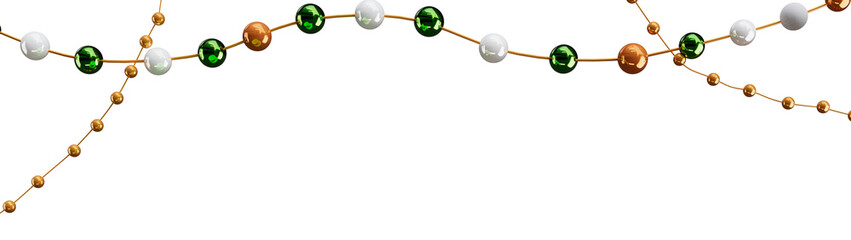 St Patricks day elements background cutout