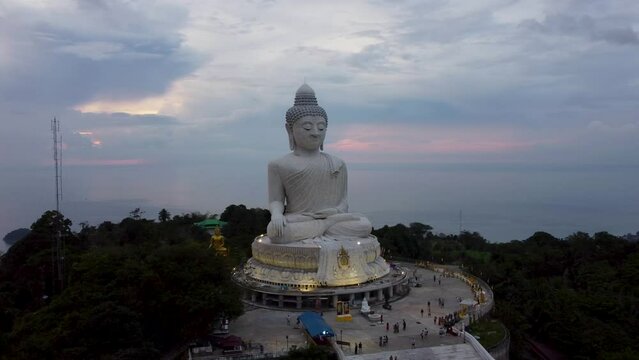 Big Buddha temple in Pukhet, Thailand