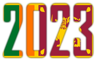 2023 - With the Flag of Sri Lanka