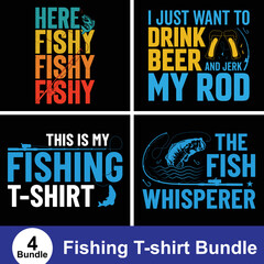 Funny Fishing Lover T-shirt Design vector. Use for T-Shirt, mugs, stickers, Cards, etc.
