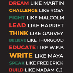 DREAM LIKE MARTIN CHAENGE IKE ROSA _t-shirt