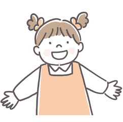 笑顔の女の子　アイコン