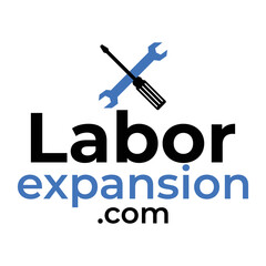 abstract labor related logo design template