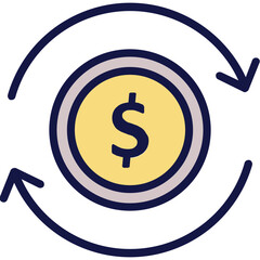 Cost of investment, net profit  Vector Icon which can easily modify or edit

