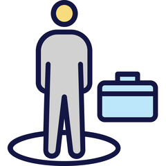 Tourist, Boss Vector Icon which can easily modify or edit

