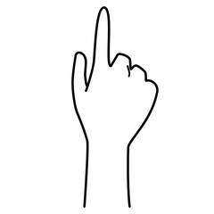 手　手の甲　指す
