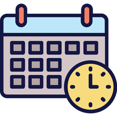 Calendar, date Vector Icon which can easily modify or edit

