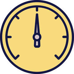 Barometer, benchmarking Vector Icon which can easily modify or edit

