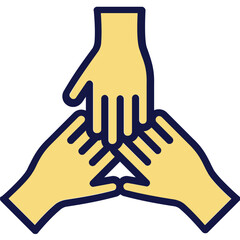 Coherence, hands Vector Icon Fully Editable

