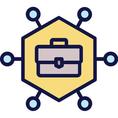 Briefcase, business Vector Icon which can easily modify or edit

