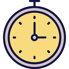 Chronometer, time control Vector Icon which can easily modify or edit
