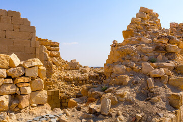 Ruins of crusaders Shobak Castle, Jordan