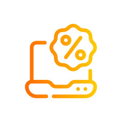 laptop gradient icon