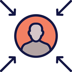 Avatar, customer Vector Icon

