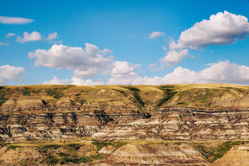 landscape of the mountains and sky