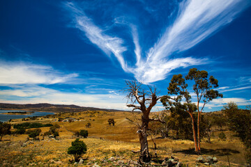 Cloud formations over Jindabyne