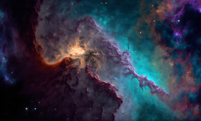 Plakat Beautiful Space Nebula