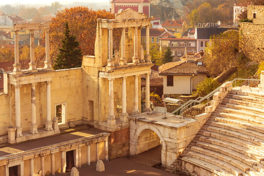Plovdiv, Bulgaria, ancient roman amphitheatre