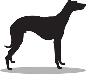Whippets Silhouette, cute Whippets Vector Silhouette, Cute Whippets cartoon Silhouette, Whippets vector Silhouette, Whippets icon Silhouette, Whippets Silhouette illustration, Whippets vector									