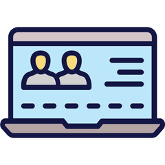 App, crm Vector Icon
