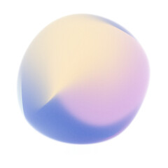 Fototapeta premium Grainy gradient shape, aura gradient