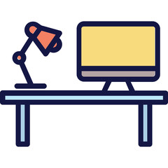Lamp, light Vector Icon
